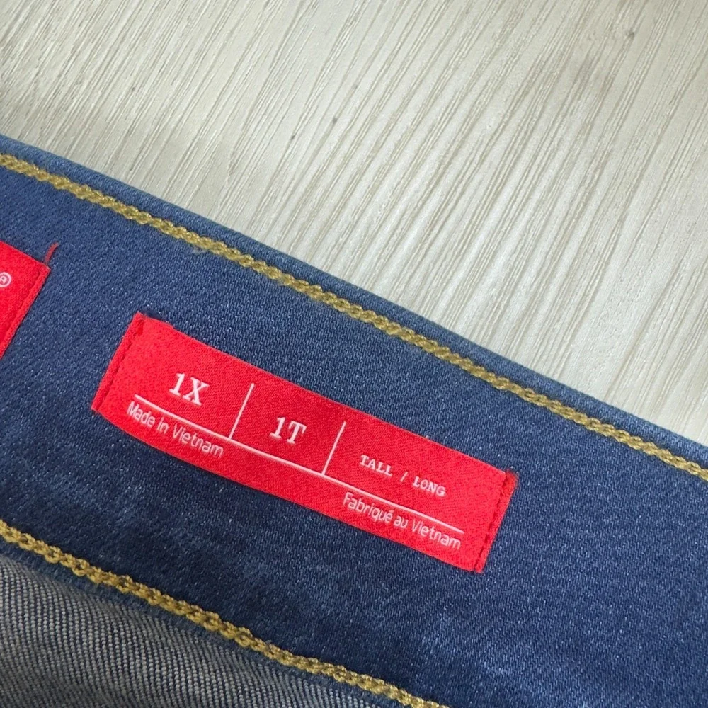 Spanx SpanxShape EveryWear Kick Flare Jeans Womens 1X Tall Pacific Wash Pull On